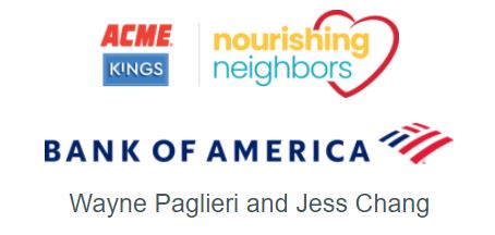Acme Kings Nourishing Neighbors and Bank of America logos