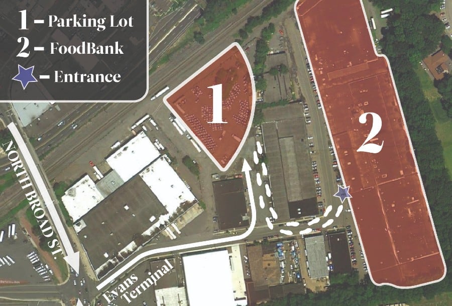 Parking at CFBNJ Map