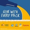 Give With Every Pack logo