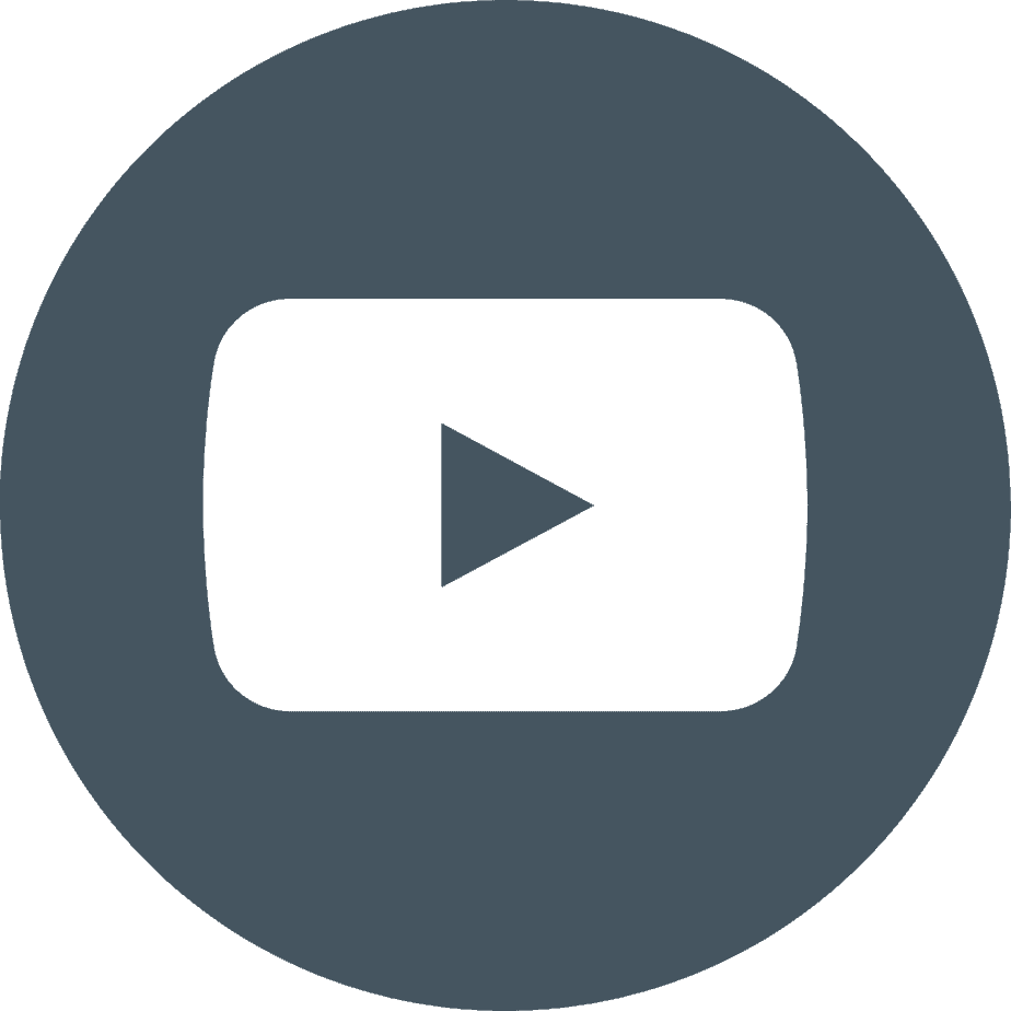 YouTube logo in gray