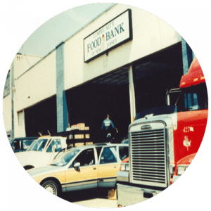 Exterior foodbank photo from the 80s
