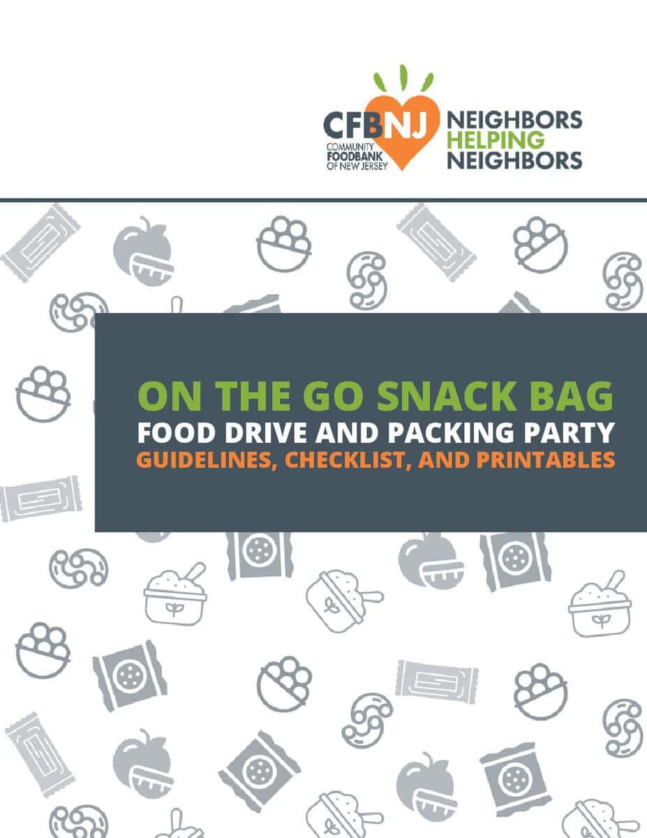 CFBNJ Special Kits - On the Go Snack Bag